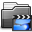 Movies Folder Black Icon 32x32 png